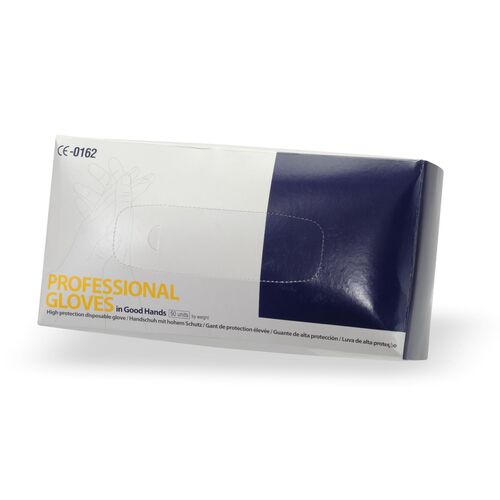 Guantes de Latex SEICAR Azules Talla XL (50 unidades) Alta Protección 