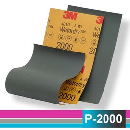 Hoja de Lija al Agua 3M P-2000 138x230mm Hoja de Lija al Agua 3M P-2000 138x230mm