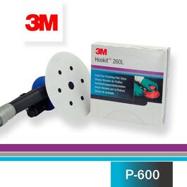 Disco de Acabado 3M Hookit 260L P-600 150mm 