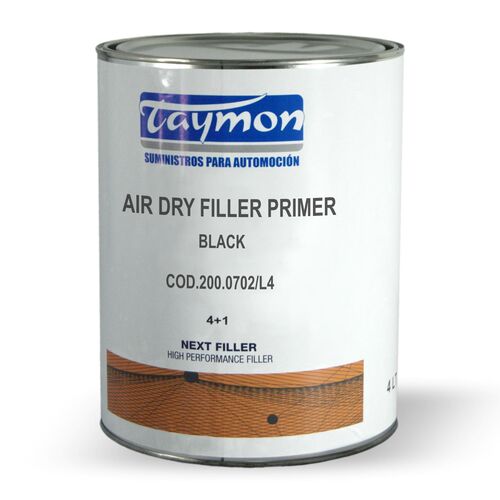 Kit Aparejo Rápido Negro TAYMON 4L con Catalizador 1L