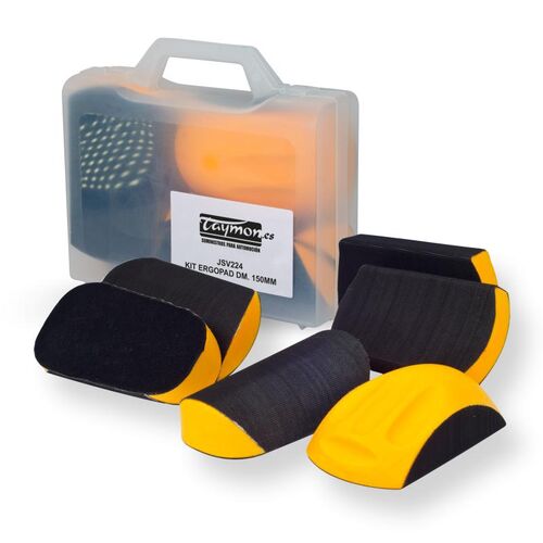 Kit Tacos de Lija Ergonómicos Velcro TAYMON JSV224