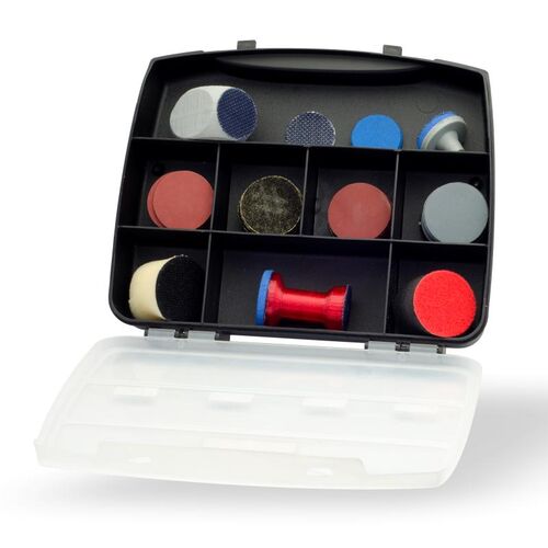 Estuche Quitamotas Mini Discos Abrasivos