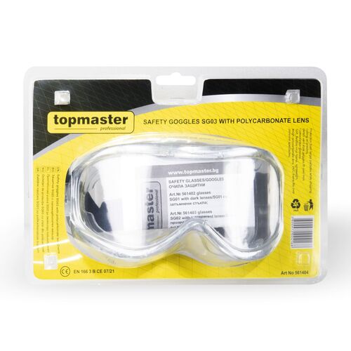 Gafas de Seguridad Cerradas SG03 con Policarbonato