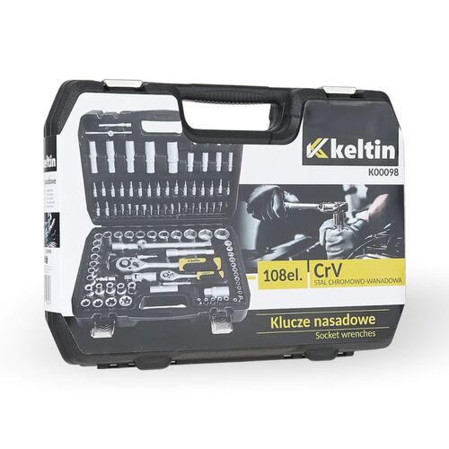 ESTUCHE DE HERRAMIENTAS KELTIN 108 PIEZAS K00098