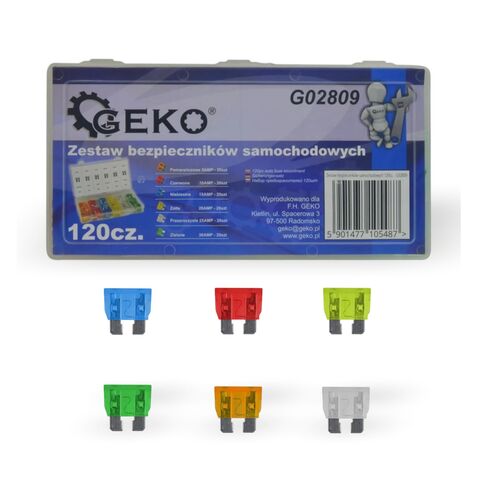 KIT FUSIBLES COCHE CLIP 120 PCS