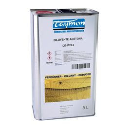 Acetona TAYMON 5L Envase de Metal DIS117/L5