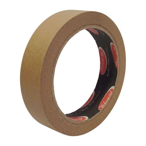 Cinta de Enmascarar Premium Marrón 18mm 80 Grados