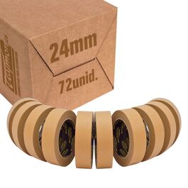 Caja de Cintas de Enmascarar Marrón 24mm (72 unidades) 80 Grados
