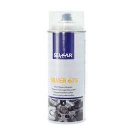 Spray Acrílico Plata para Llantas SEICAR Silver 675 400ml