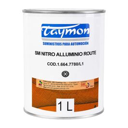 Pintura Acrílica TAYMON ALLUMINIO ROUTE Plata Llantas 1L
