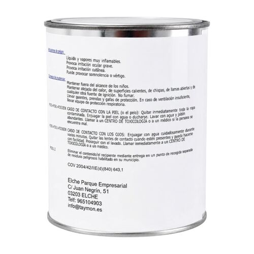 Pintura Acrílica TAYMON ALLUMINIO ROUTE Plata Llantas 1L