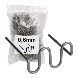 Grapa Nº3 "S" 0,6mm RS26 para Soldar Plásticos  (100 unidades)