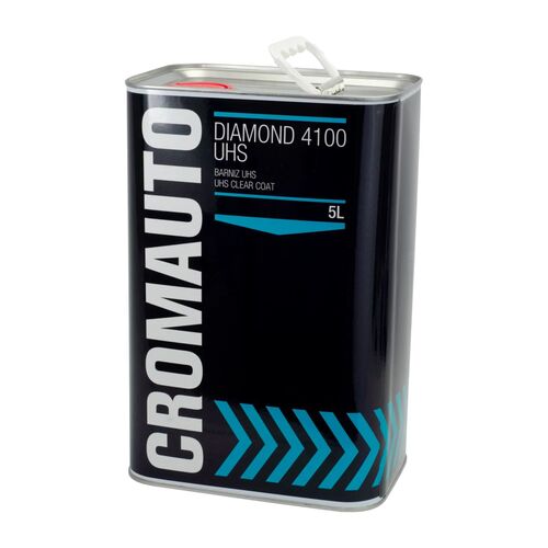 Kit Barniz acrílico CROMAUTO DIAMOND 4100 UHS 5L con Catalizador Lento CRH40