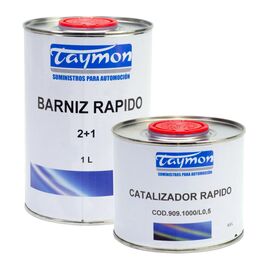 Kit Barniz Rápido TAYMON 1L con Catalizador 0,5L