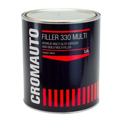 Kit Aparejo CROMAUTO ALTO ESPESOR 330 Blanco 3,6L con Catalizador CRH35